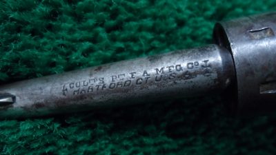 C161A  COLT OPEN TOP REVOLVER IN .22 CALIBER [A] - Image 7