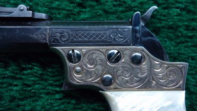MERZ181   VERY RARE REMINGTON SPLIT BREECH PISTOL- RIFLE [A] - Image 7
