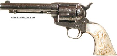 BASS OUTLAW’S ENGRAVED COLT FRONTIER SIX-SHOOTERS - Image 4