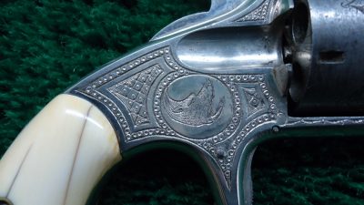 MERZ 6-177 HOPKINS & ALLEN #2 BLUE JACKET 32 CALIBER REVOLVER [A] - Image 8