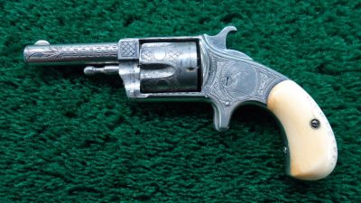 MERZ 6-177 HOPKINS & ALLEN #2 BLUE JACKET 32 CALIBER REVOLVER [A] - Image 2