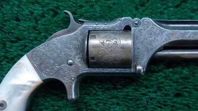 MERZ166 NIMSCHKE ENGRAVED SMITH & WESSON NUMBER 2 ARMY REVOLVER [A] - Image 6