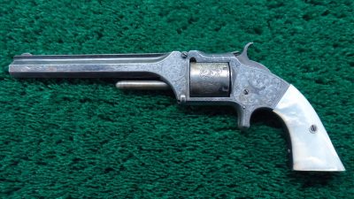MERZ166 NIMSCHKE ENGRAVED SMITH & WESSON NUMBER 2 ARMY REVOLVER [A] - Image 2