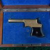 MERZ15  VERY RARE CASED ENGRAVED GOLD PLATED REMINGTON NO. 1 VEST POCKET DERRINGER CALIBER 22 - Image 10