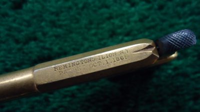 MERZ15  VERY RARE CASED ENGRAVED GOLD PLATED REMINGTON NO. 1 VEST POCKET DERRINGER CALIBER 22 - Image 7