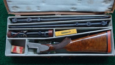 MERZ72 AUSTRIAN MADE 2-BARREL SET OF O/U DOUBLE BARREL RIFLE [M] - Image 21