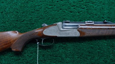 MERZ72 AUSTRIAN MADE 2-BARREL SET OF O/U DOUBLE BARREL RIFLE [M]