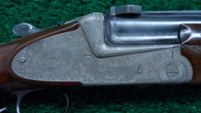 MERZ72 AUSTRIAN MADE 2-BARREL SET OF O/U DOUBLE BARREL RIFLE [M] - Image 8