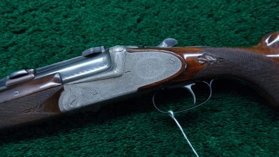 MERZ72 AUSTRIAN MADE 2-BARREL SET OF O/U DOUBLE BARREL RIFLE [M] - Image 2