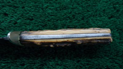 M1010  EARLY SHEFFIELD MARKED FRONTIER BOWIE KNIFE - Image 7