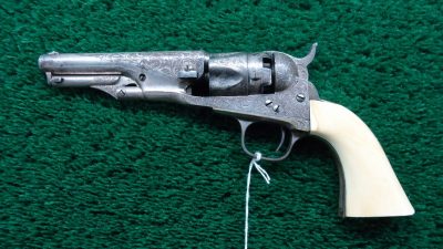 MHG886 FACTORY ENGRAVED METROPOLITAN COMPANY CASED POLICE MODEL REVOLVER CALIBER 36  [A] - Image 2