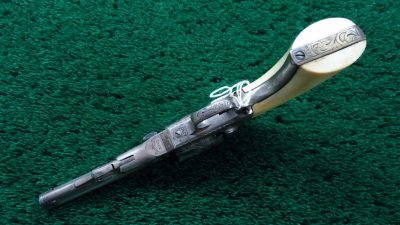 MHG886 FACTORY ENGRAVED METROPOLITAN COMPANY CASED POLICE MODEL REVOLVER CALIBER 36  [A] - Image 4