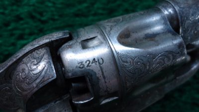 MHG886 FACTORY ENGRAVED METROPOLITAN COMPANY CASED POLICE MODEL REVOLVER CALIBER 36  [A] - Image 13