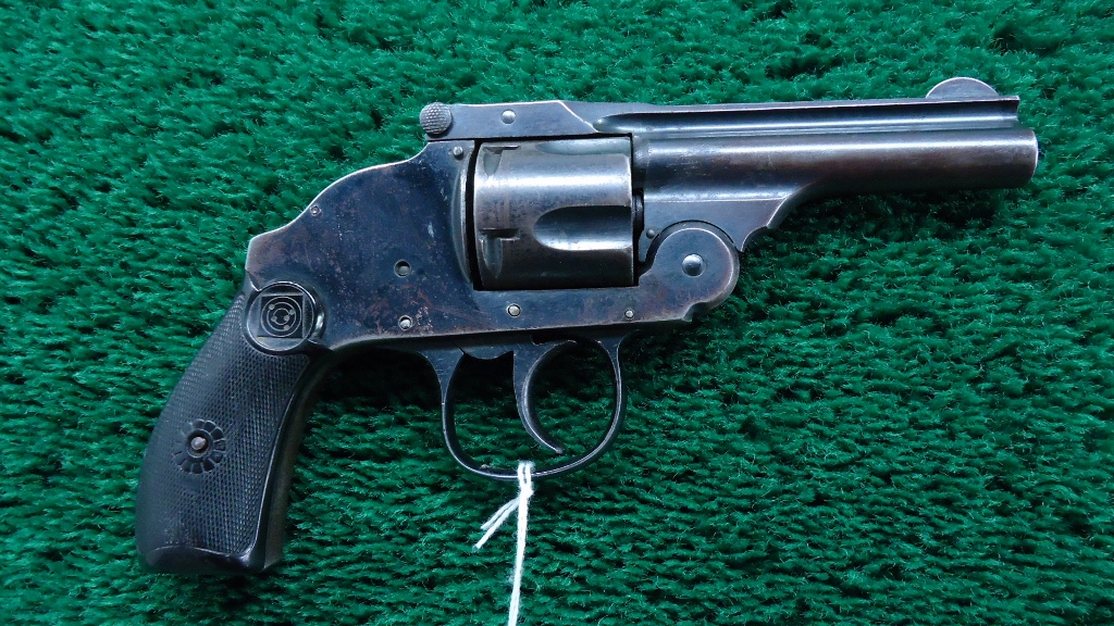Mhg775 Harrington Richardson 38 Da Hammerless Revolver Merz Antique Firearms