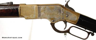 KING OF TURKEY FACTORY INSCRIBED SILVER PLATED WINCHESTER MODEL 1866 RIFLE
