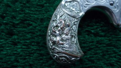 C191 FACTORY ENGRAVED CASED COLT OPEN TOP 22 CALIBER REVOLVER [A] - Image 9