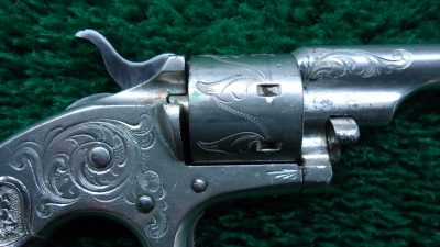 C191 FACTORY ENGRAVED CASED COLT OPEN TOP 22 CALIBER REVOLVER [A] - Image 6