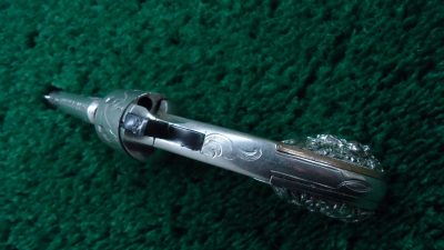C191 FACTORY ENGRAVED CASED COLT OPEN TOP 22 CALIBER REVOLVER [A] - Image 5