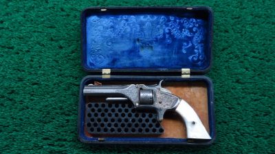 MERZ6-167 VERY FINE SMITH & WESSON No.1 2ND ISSUE NIMSCHKE ENGRAVED REVOLVER IN CALIBER 22 [A] - Image 13