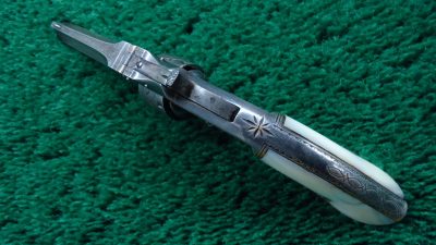 MERZ6-167 VERY FINE SMITH & WESSON No.1 2ND ISSUE NIMSCHKE ENGRAVED REVOLVER IN CALIBER 22 [A] - Image 5