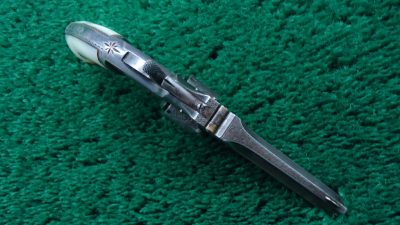 MERZ6-167 VERY FINE SMITH & WESSON No.1 2ND ISSUE NIMSCHKE ENGRAVED REVOLVER IN CALIBER 22 [A] - Image 3