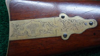 MERZ2 SHARPS MODEL 1851 FACTORY ENGRAVED BOXLOCK CARBINE [A] - Image 18