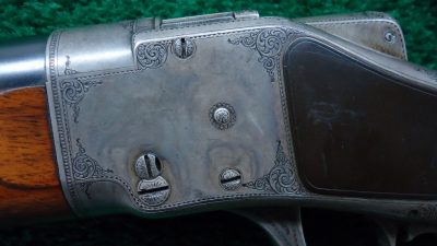 MERZ4-1 SHARPS BORCHARDT FACTORY ENGRAVED RIFLE [A] - Image 8