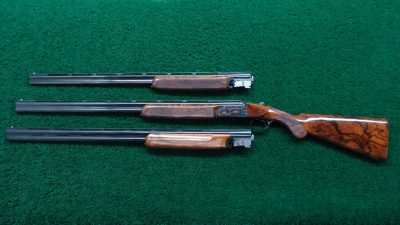 DB98 CASED RIZZINI 3-BARREL SET OF 20 GAUGE 20 GAUGE AND 410 [M] - Image 20