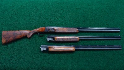 DB98 CASED RIZZINI 3-BARREL SET OF 20 GAUGE 20 GAUGE AND 410 [M] - Image 19