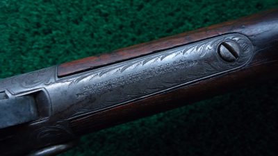 MERZ428 FACTORY ENGRAVED REMINGTON ROLLING BLOCK SADDLE RING CARBINE IN 50 CALIBER [A] - Image 10