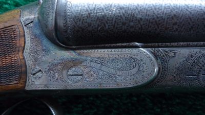 MSG982 BEAUTIFUL ANTIQUE CHARLES DALY DIAMOND GRADE SxS 12 GAUGE SHOTGUN [A] - Image 3