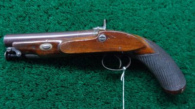 MHG949 ENGLISH MADE PERCUSSION SINGLE SHOT PISTOL BY WILLIAMS [A] - Image 2