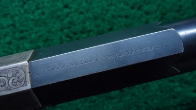 MERZ12A REMINGTON ROLLING BLOCK NIMSCHKE ENGRAVED SCHUETZEN RIFLE [A] - Image 15