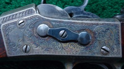 MERZ12A REMINGTON ROLLING BLOCK NIMSCHKE ENGRAVED SCHUETZEN RIFLE [A] - Image 8