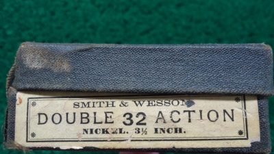 MHG1016 ENGRAVED SMITH & WESSON .32 SAFETY HAMMERLESS FIRST MODEL IN BOX [M] - Image 14
