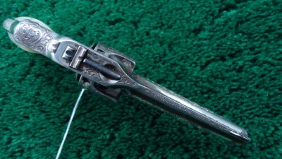 MHG1016 ENGRAVED SMITH & WESSON .32 SAFETY HAMMERLESS FIRST MODEL IN BOX [M] - Image 4