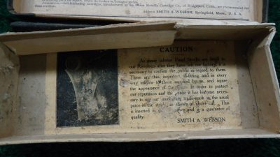 MHG1016 ENGRAVED SMITH & WESSON .32 SAFETY HAMMERLESS FIRST MODEL IN BOX [M] - Image 16