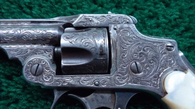 MHG1016 ENGRAVED SMITH & WESSON .32 SAFETY HAMMERLESS FIRST MODEL IN BOX [M] - Image 9