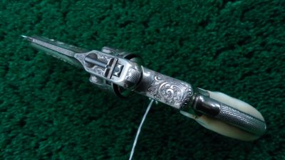 MHG1016 ENGRAVED SMITH & WESSON .32 SAFETY HAMMERLESS FIRST MODEL IN BOX [M] - Image 6