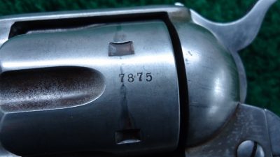 C1955 INTERESTING ANTIQUE COLT SAA IN 45 COLT [A] - Image 12