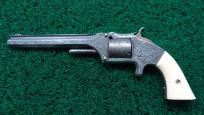 MERZ4-40  CASED NIMSCHKE ENGRAVED PRESENTATION NUMBER 2 ARMY REVOLVER [A] - Image 3