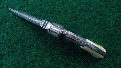 MERZ4-40  CASED NIMSCHKE ENGRAVED PRESENTATION NUMBER 2 ARMY REVOLVER [A] - Image 6