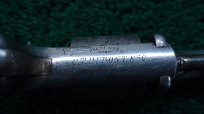 MERZ4-40  CASED NIMSCHKE ENGRAVED PRESENTATION NUMBER 2 ARMY REVOLVER [A] - Image 14