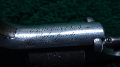 MERZ4-40  CASED NIMSCHKE ENGRAVED PRESENTATION NUMBER 2 ARMY REVOLVER [A] - Image 15
