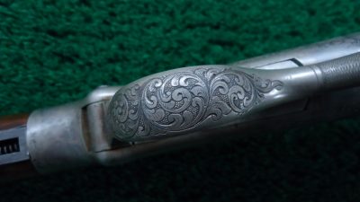 MERZ80 FANTASTIC NIMSCHKE ENGRAVED CASED 3 BARREL SET BALLARD RIFLE  [A] - Image 14