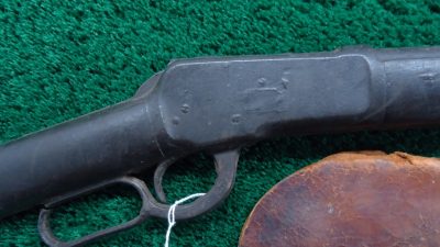 W3037  WINCHESTER MODEL 1892 MOVIE PROP WITH SCABBARD - Image 3