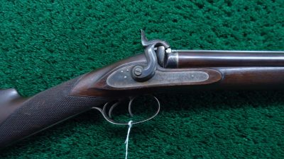 MR1453  DOUBLE BARREL RIFLE BY WILLIAM SCHAEFER OF BOSTON [A]