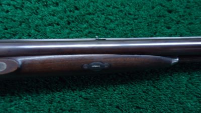 MR1453  DOUBLE BARREL RIFLE BY WILLIAM SCHAEFER OF BOSTON [A] - Image 5