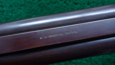 MR1453  DOUBLE BARREL RIFLE BY WILLIAM SCHAEFER OF BOSTON [A] - Image 6