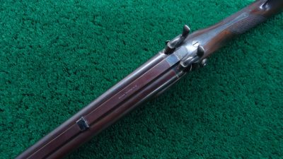 MR1453  DOUBLE BARREL RIFLE BY WILLIAM SCHAEFER OF BOSTON [A] - Image 4